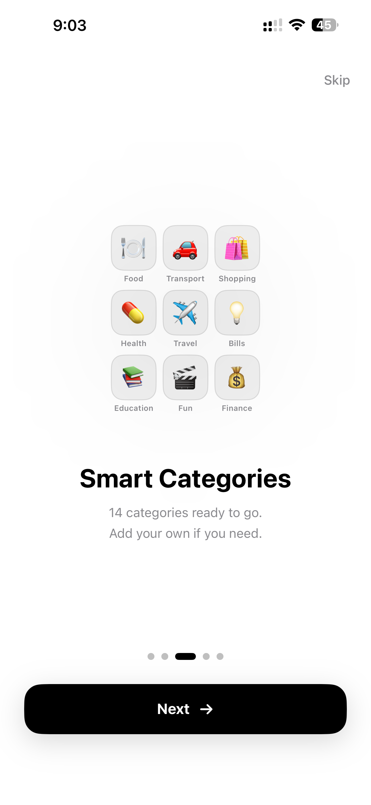 Smart categories